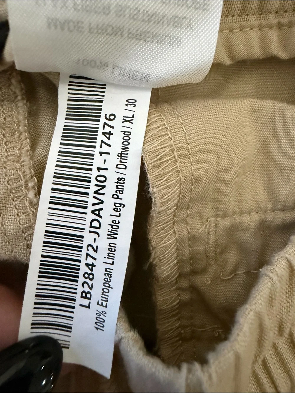 Quince 100% European Linen Wide Leg Pants XL